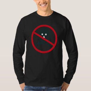 Camiseta Nenhum símbolo de pirataria figura