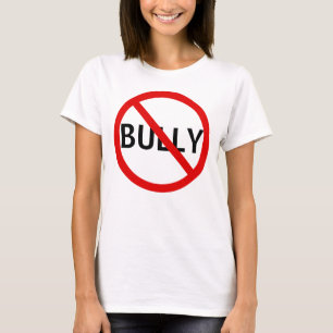Camiseta Nenhum sinal da mensagem da intimidação