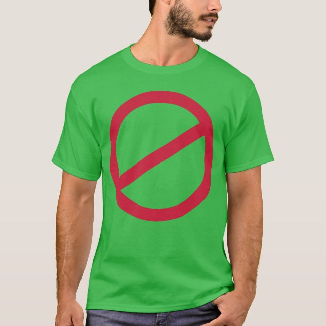 Camiseta Nenhum sinal engraçado (Frente)