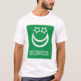 Camiseta Nenhum Taqiyya eu sou uma sátira religiosa do
