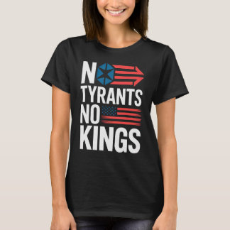 Camiseta Nenhum Tirano Nenhum Rei / Mãos Fora do Protesto