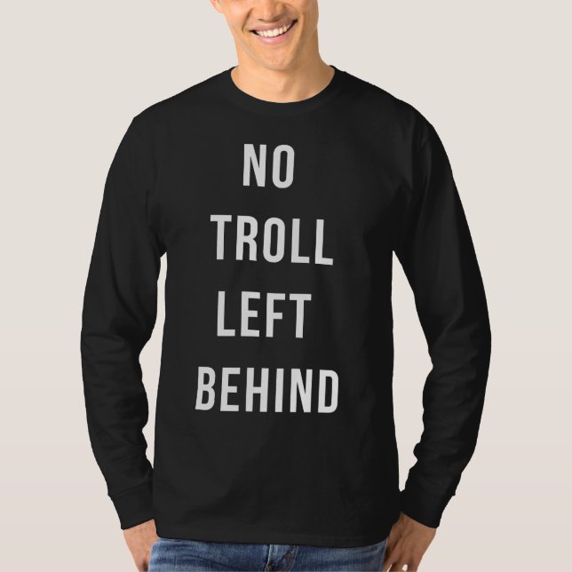 Camiseta Nenhum Troll Restante (Frente)
