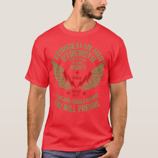 Camiseta Nenhuma arma armada contra mim pode impedir Christ