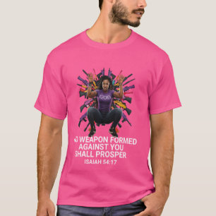 Camiseta Nenhuma Arma Formada Contra Mim Deve Prosperar - B