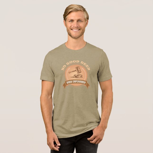 Camiseta Nenhuma Boa Morte Fica Impune (Frente Completa)