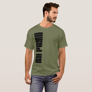 Camiseta NENHUMA Camisa-Garganta Cripto-T