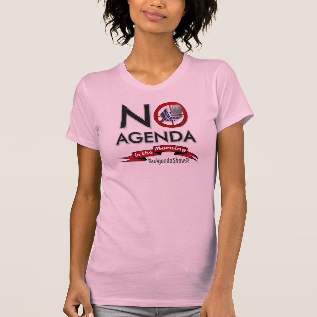 Camiseta Nenhuma camisola de alças do fanático da agenda (Frente)