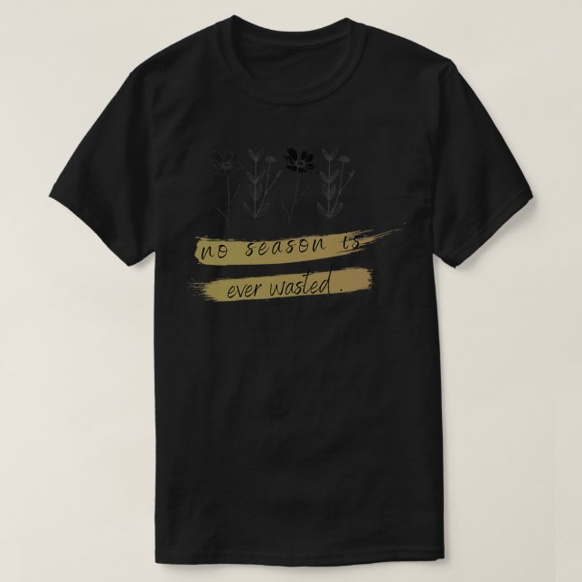 Camiseta Nenhuma Estação Desperdiçada (Frente do Design)