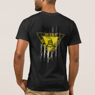 CAMISETA NENHUMA ETAPA GADSDEN COBRA AIRCRAFT AMERICAN FLAG