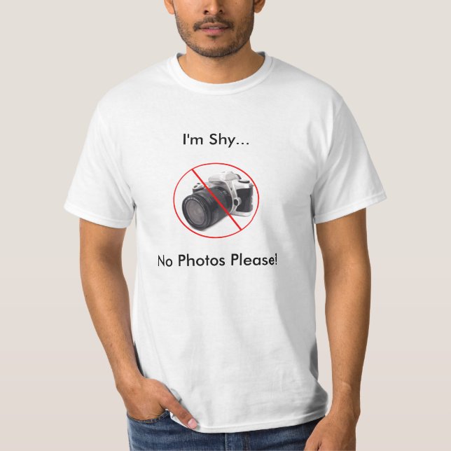 Camiseta Nenhuma foto satisfaz (Frente)