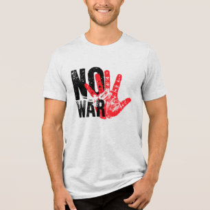 Camiseta NENHUMA GUERRA! design radical para tempos radicai