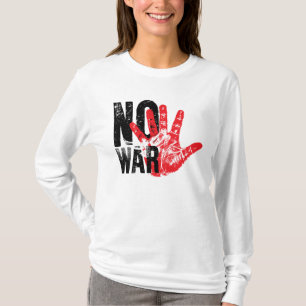 Camiseta NENHUMA GUERRA! design radical para tempos radicai