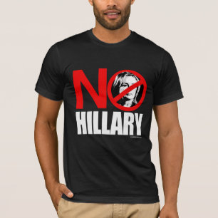 Camiseta NENHUMA HILLARY - anti branco do png de Hillary -