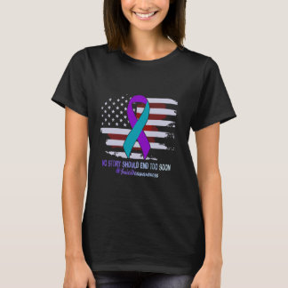 Camiseta Nenhuma história deve acabar muito cedo para sinal