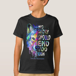 Camiseta Nenhuma História Deve Terminar Muito Cedo Chá de C