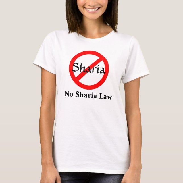 Camiseta Nenhuma Lei Sharia (Frente)