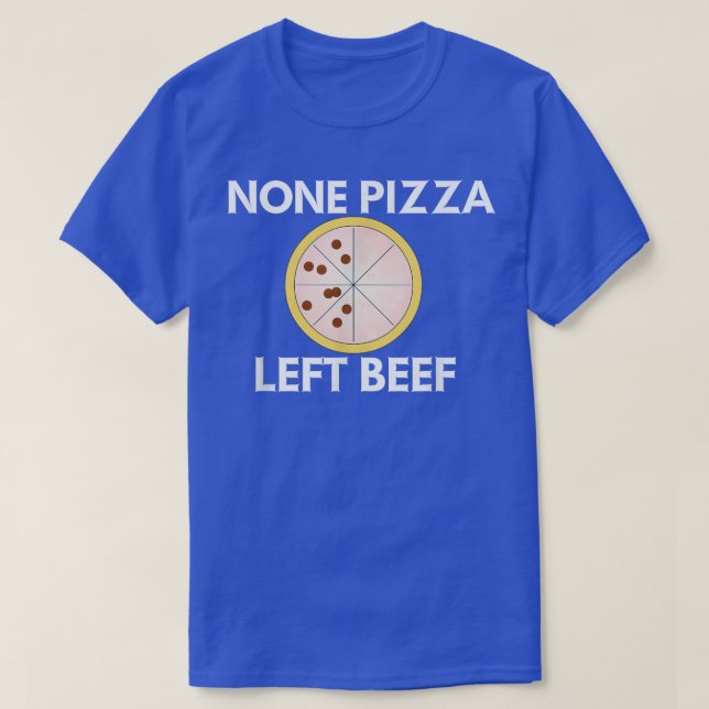 Camiseta Nenhuma Pizza Deixou Carne 11752575 (Frente do Design)