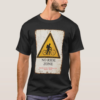 CAMISETA NENHUMA SIGNAGEM DE ZONA DE CABO