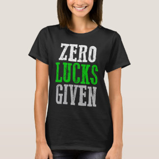 Camiseta NENHUMA SORTE DADA Gráfico