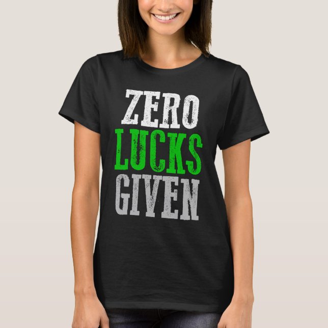 Camiseta NENHUMA SORTE DADA  Gráfico (Frente)