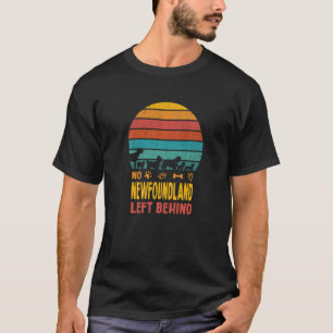 Camiseta Nenhuma Terra Nova Deixada Para Trás De Cachorros