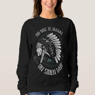 Camiseta Nenhuma Terra Roubada Ilegal - Nação Americana
