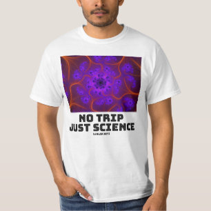 Camiseta Nenhuma Viagem Apenas A Ciência Mandelbrot Julia D