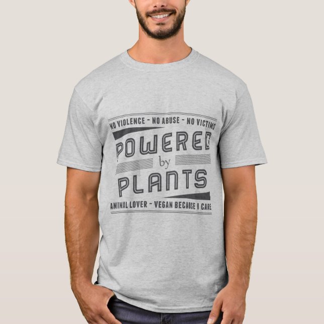 Camiseta Nenhuma violência psta por plantas (Frente)