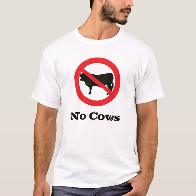 Camiseta Nenhumas vacas permitidas (Frente)