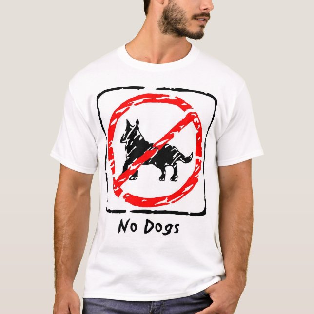 Camiseta Nenhuns cães (Frente)