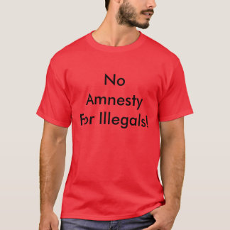 Camiseta Nenhuns Illegals de AmnestyFor!