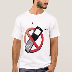 Camiseta nenhuns telefones