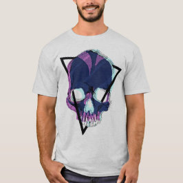 Camiseta Neo Skull - Vaporwave Cyberpunk Skull