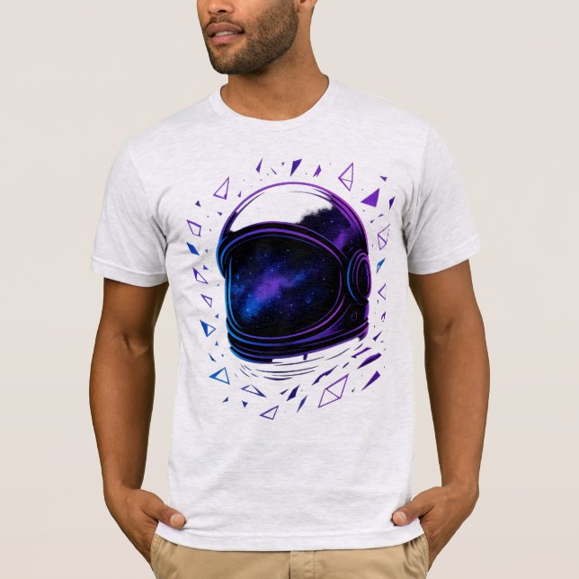 Camiseta Neon Astronauta Galaxy Mist (Frente)