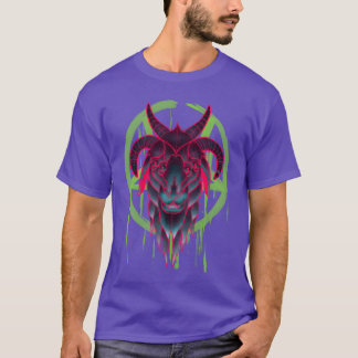 Camiseta Neon Baphomet engraçado