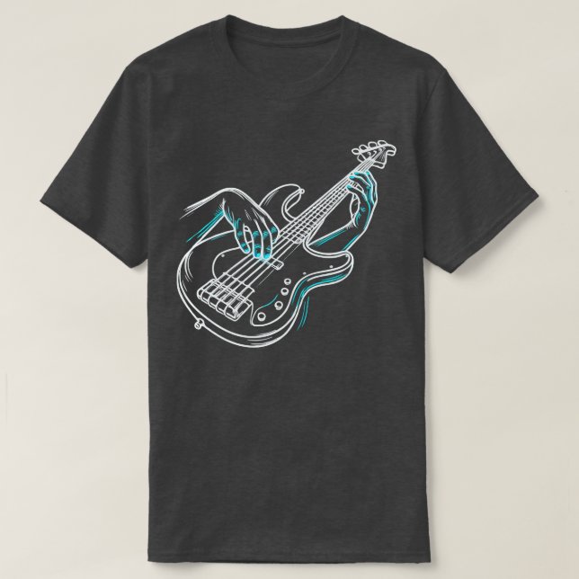 Camiseta Neon BassMan (Frente do Design)
