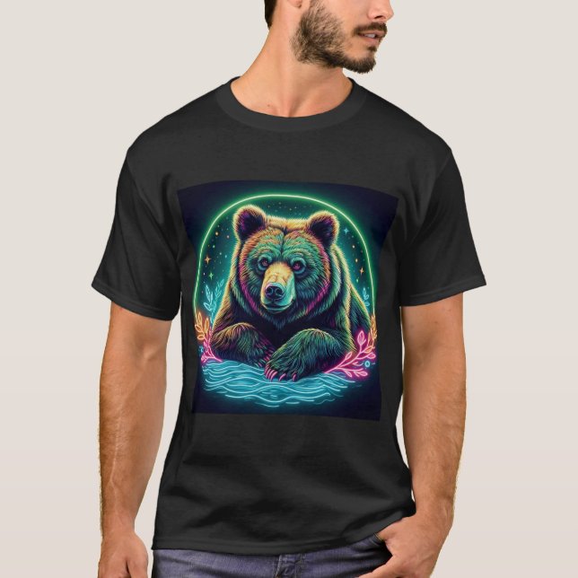 Camiseta Neon Bear (Frente)
