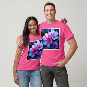 Camiseta Neon Bloom Flower Magic Design