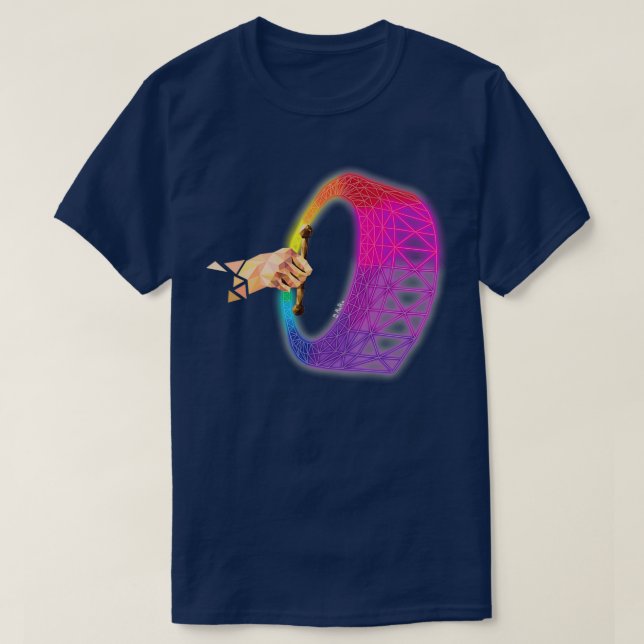 Camiseta Neon Bodhran (Frente do Design)