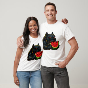 Camiseta Neon Bulldog & Melancia – Vibrações de Ve