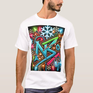 Camiseta Neon Christmas Lights T shirt