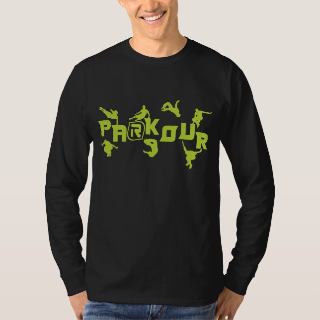 Camiseta Néon de Parkour (Frente)