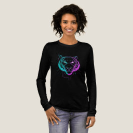 Camiseta Neon digital tiger art