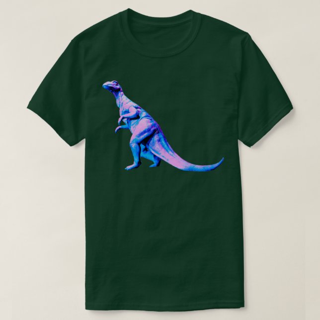 Camiseta Neon Dinosaur (Frente do Design)