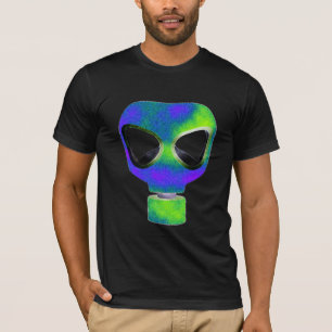 Camiseta néon do tshirt da etapa do dub da máscara de gá