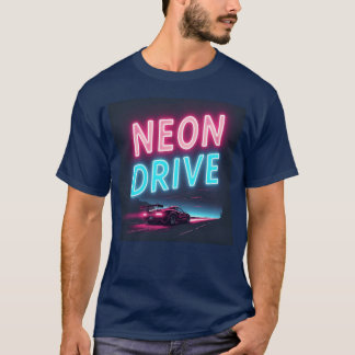 Camiseta Neon Drive Retro Synthwave Design