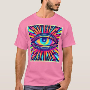Camiseta Neon Eye do Cosmos