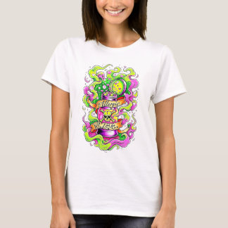 Camiseta Neon Flash Alérgico ao Amor