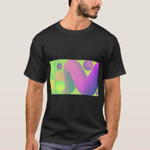 Camiseta Neon Gradient Party Vibes