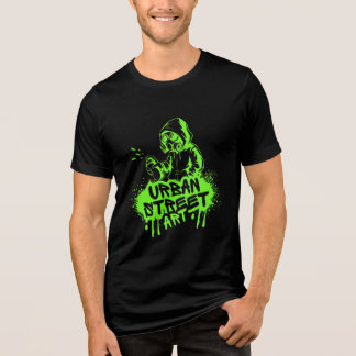 Camiseta Neon Green Urban Street Art Graffiti Graphic 